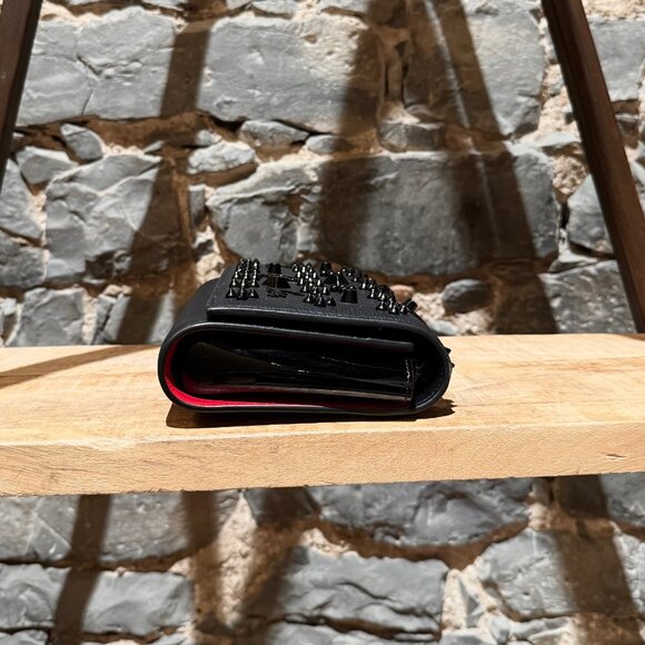 Christian Louboutin Black Leather Embellished Paloma Shoulder Bag - Picture 3 of 16